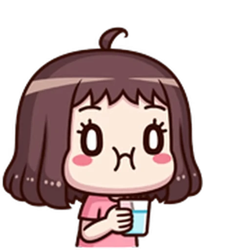 😗 Стикер «ᯤ Emoji Girl┇» для Telegram