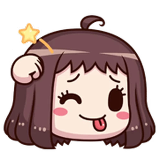 😉 Стикер «ᯤ Emoji Girl┇» для Telegram