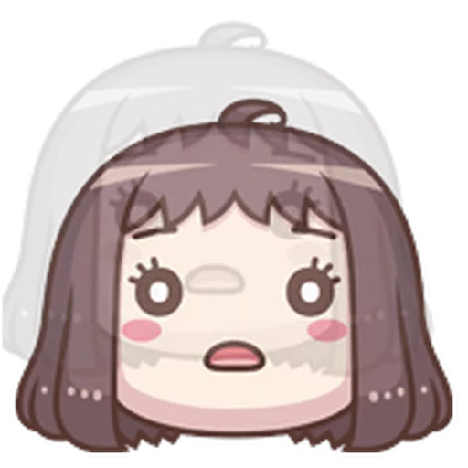 👻 Стикер «ᯤ Emoji Girl┇» для Telegram