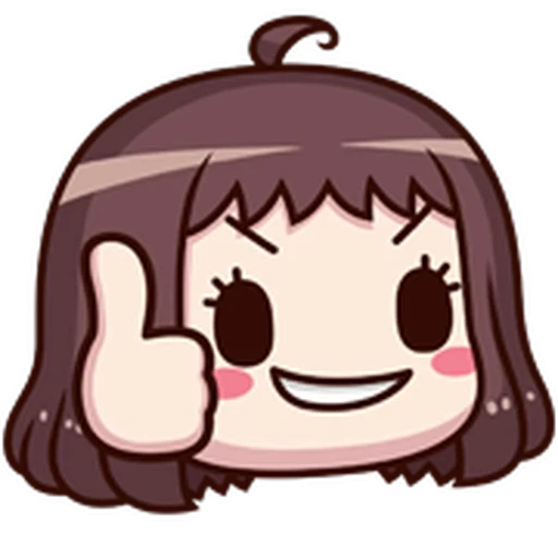 Стикерпак ᯤ Emoji Girl┇ для Telegram