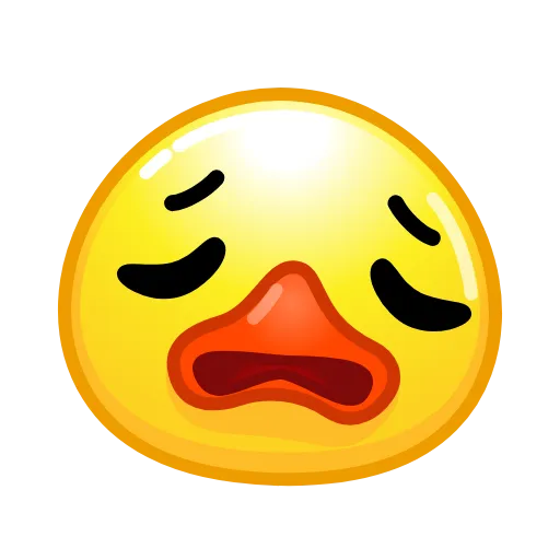 😩 Стикер «ᯤ Duck Emoji¹┇» для Telegram