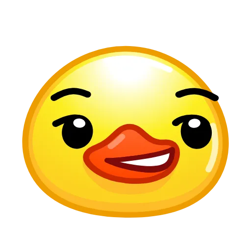 😏 Стикер «ᯤ Duck Emoji¹┇» для Telegram