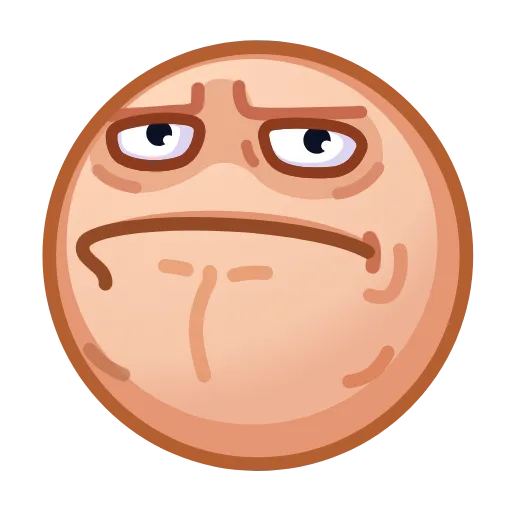 ⛔ Стикер «ᯤ Meme Emoji┇» для Telegram