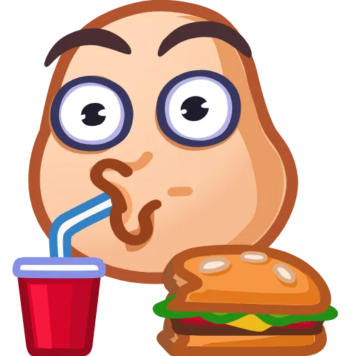 🍔 Стикер «ᯤ Meme Emoji┇» для Telegram