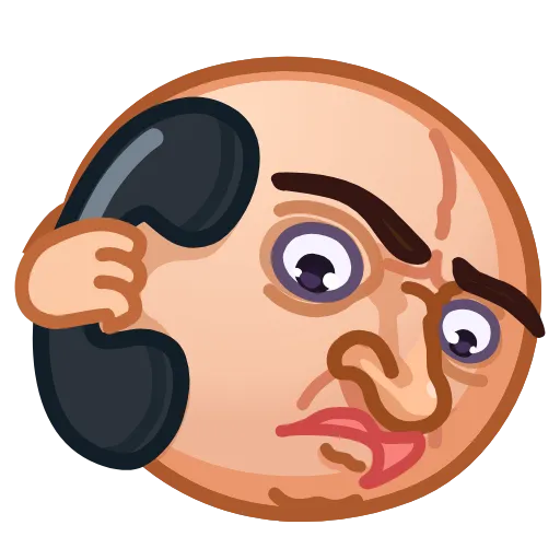 📞 Стикер «ᯤ Meme Emoji┇» для Telegram