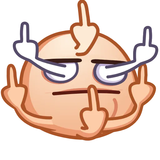 🖕 Стикер «ᯤ Meme Emoji┇» для Telegram