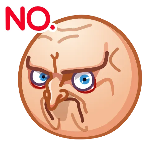 ☹️ Стикер «ᯤ Meme Emoji┇» для Telegram