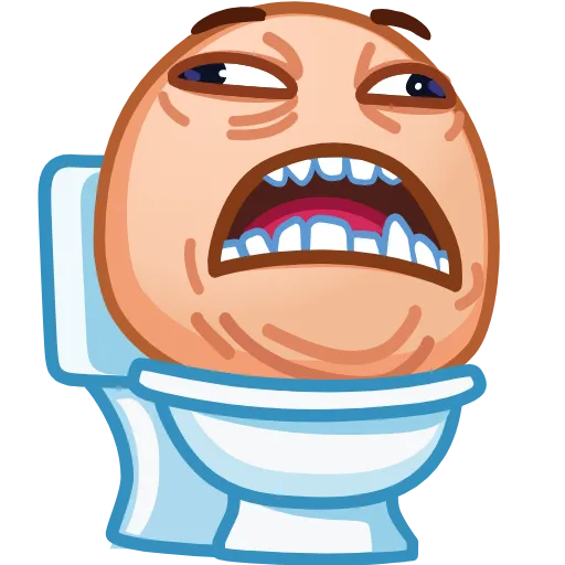 🚽 Стикер «ᯤ Meme Emoji┇» для Telegram