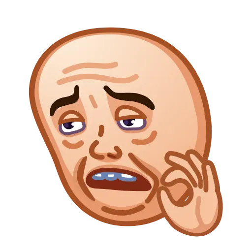 👌 Стикер «ᯤ Meme Emoji┇» для Telegram