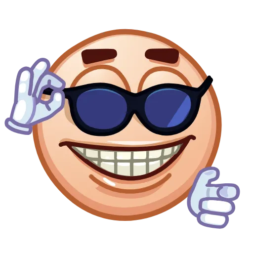 😎 Стикер «ᯤ Meme Emoji┇» для Telegram