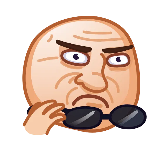 😎 Стикер «ᯤ Meme Emoji┇» для Telegram