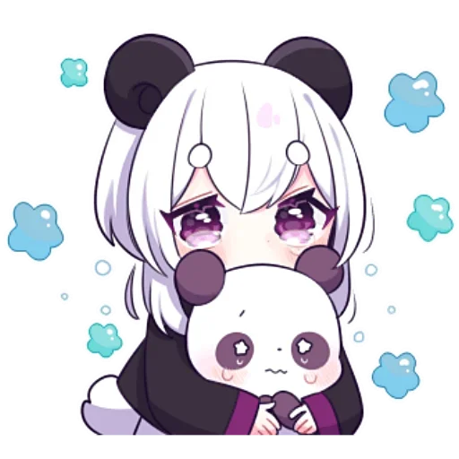 ☺️ Стикер «Panda Girl» для Telegram