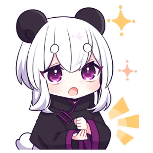 ✊ Стикер «Panda Girl» для Telegram