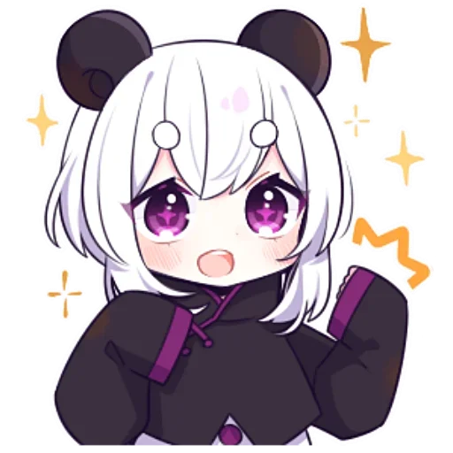 😳 Стикер «Panda Girl» для Telegram