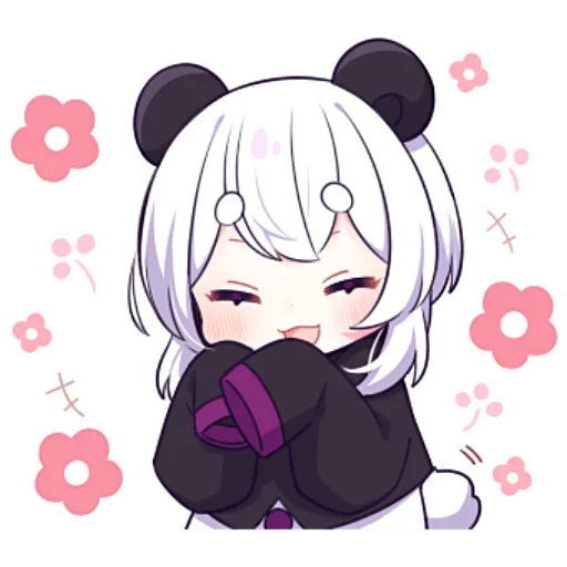 ☺️ Стикер «Panda Girl» для Telegram