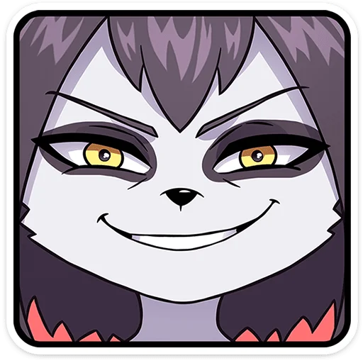 😈 Стикер «Максин» для Telegram