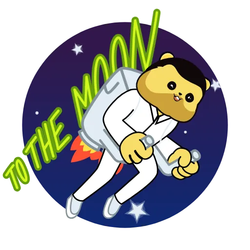 🛩️ Стикер «MAX ON ETH» для Telegram
