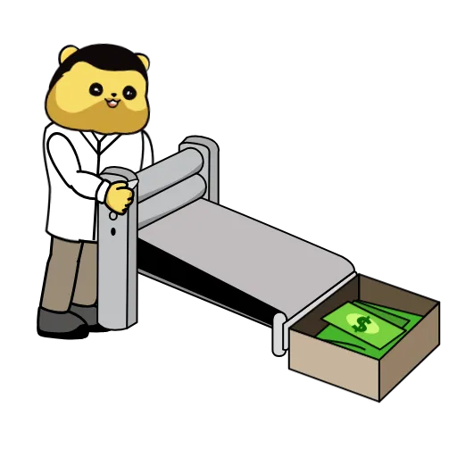 🖨️ Стикер «MAX ON ETH» для Telegram