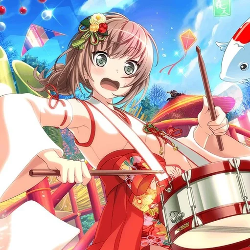 🥁 Стикер «Maya Yamato» для Telegram