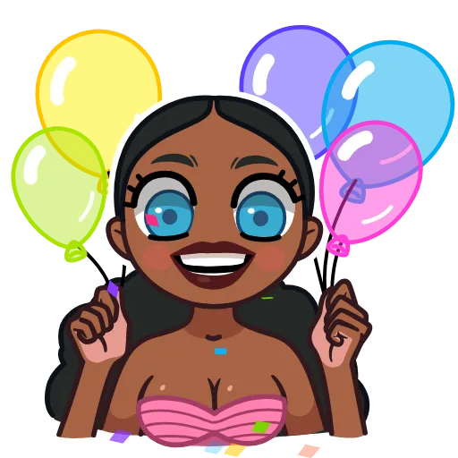 🥳 Стикер «Maya» для Telegram