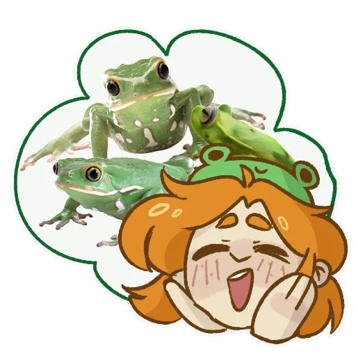 🐸 Стикер «кто такая майя?» для Telegram