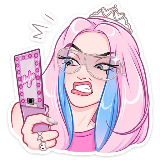 😡 Стикер «Мэйби Бэйби» для Telegram
