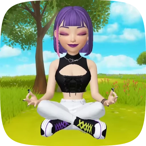 🧘‍♀ Стикер «MayDroid Anim» для Telegram