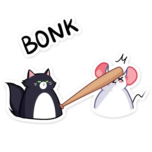 😾 Стикер «Мауси» для Telegram