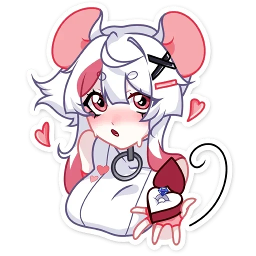 🥺 Стикер «Мауси» для Telegram