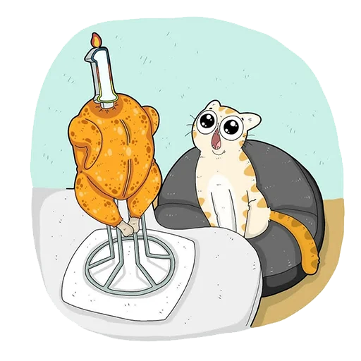 🥺 Стикер «Cat^^» для Telegram