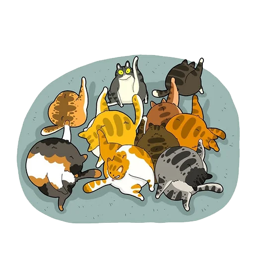 🙃 Стикер «Cat^^» для Telegram