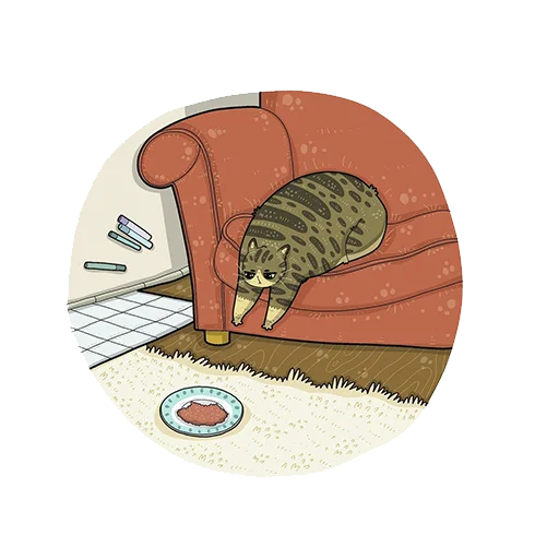 😢 Стикер «Cat^^» для Telegram