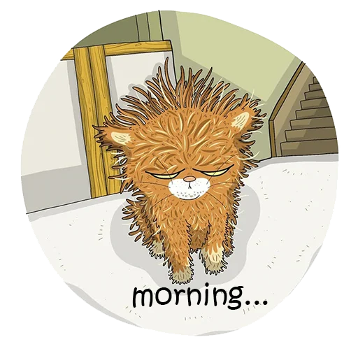 😴 Стикер «Cat^^» для Telegram