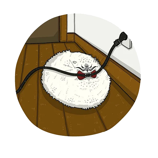 😡 Стикер «Cat^^» для Telegram