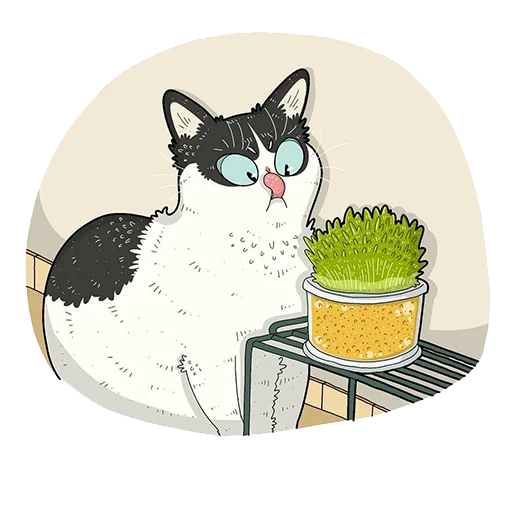 🤩 Стикер «Cat^^» для Telegram
