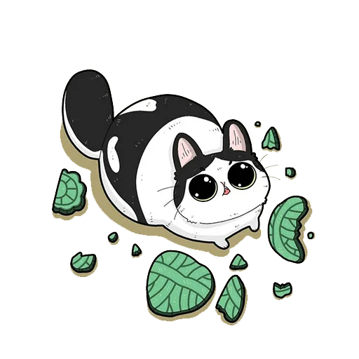 🥺 Стикер «Cat^^» для Telegram