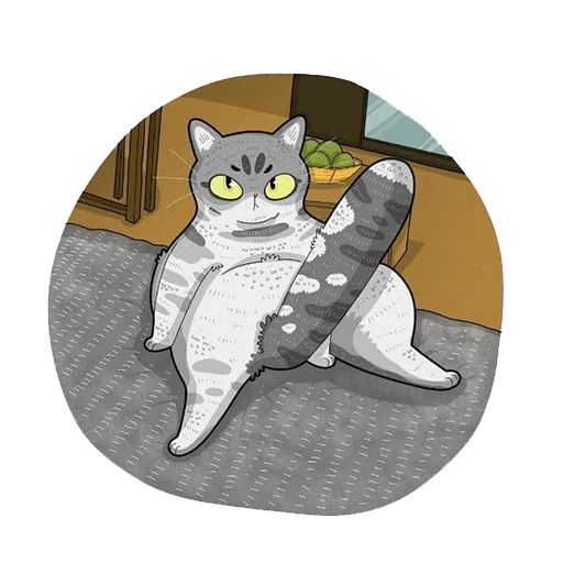 😉 Стикер «Cat^^» для Telegram