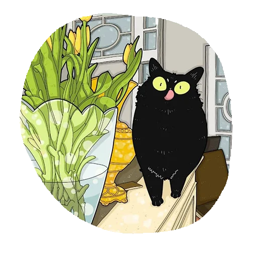 😋 Стикер «Cat^^» для Telegram