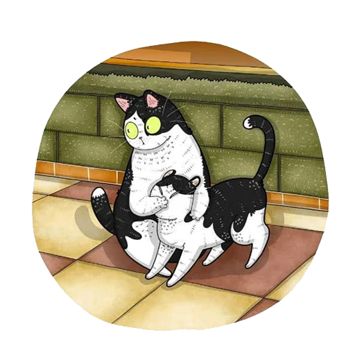 🙈 Стикер «Cat^^» для Telegram