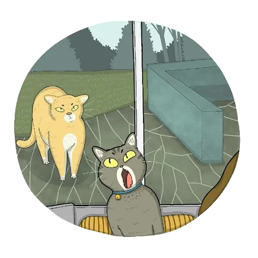 😳 Стикер «Cat^^» для Telegram