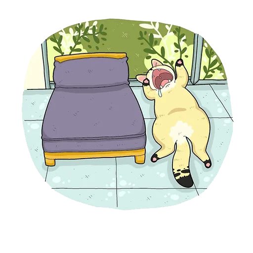 😴 Стикер «Cat^^» для Telegram