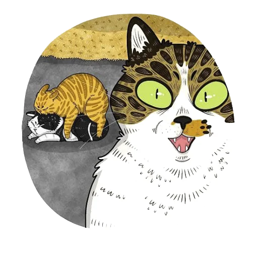 😳 Стикер «Cat^^» для Telegram