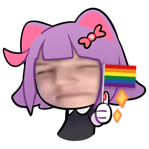 🏳️‍🌈 Стикер «Мазюня.» для Telegram