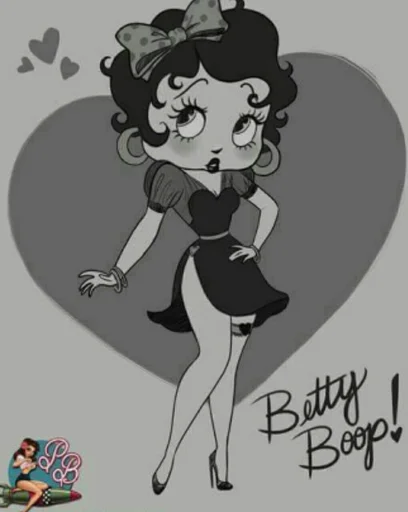 😊 Стикер «Modern Betty Boop» для Telegram