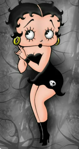 💀 Стикер «Modern Betty Boop» для Telegram