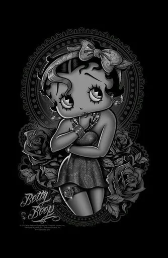😞 Стикер «Modern Betty Boop» для Telegram