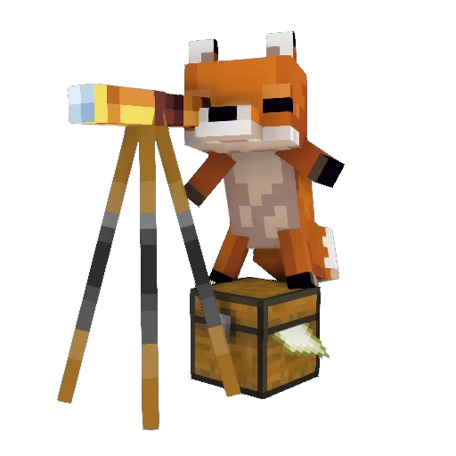 👀 Стикер «MC Fox» для Telegram