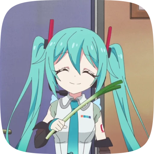 🥬 Стикер «Hatsune Miku» для Telegram