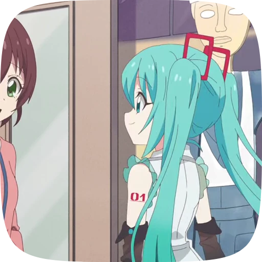 🥬 Стикер «Hatsune Miku» для Telegram
