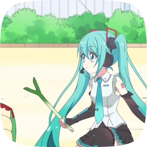🥬 Стикер «Hatsune Miku» для Telegram